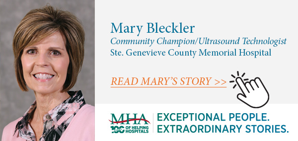 Mary Bleckler, Ste. Genevieve County Memorial Hospital