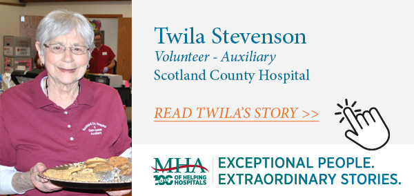 Twila Stevenson, Scotland County Hospital