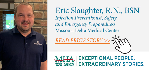 Eric Slaughter, Missouri Delta Medical Center