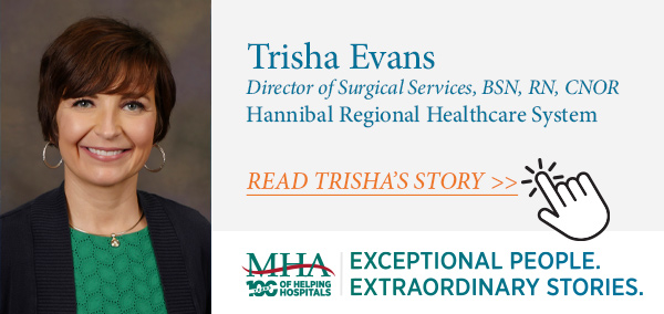 Trisha Evans, Hannibal Regional Healthcare System