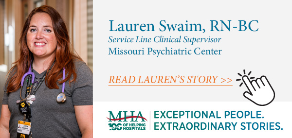 Lauren Swaim, Missouri Psychiatric Center