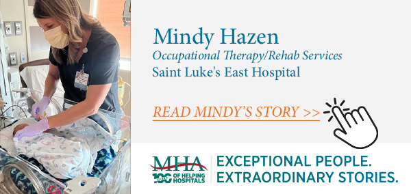 Mindy Hazen, Saint Luke's East Hospital