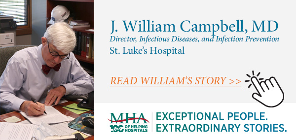 J. William Campbell, St. Luke's Hospital