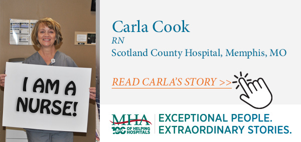 Carla Cook, Scotland County Hospital