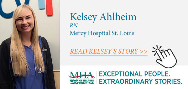 Kelsey Ahlheim, Mercy Hospital St. Louis