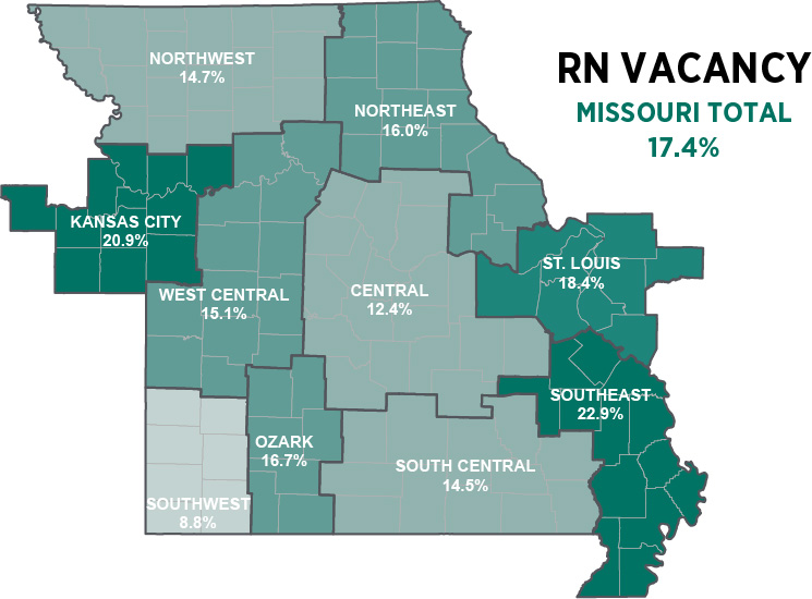 RN Vacancy map